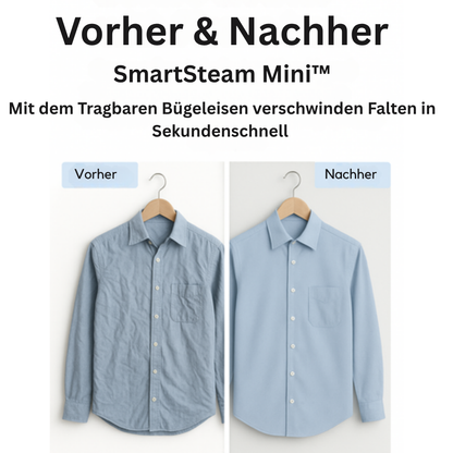 SmartSteam Mini™ - Faltenfrei in Sekunden